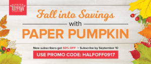 Paper Pumpkin Fall Promotion