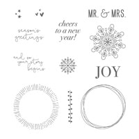 Cheers To The Year Clear-Mount Stamp Set