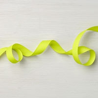 Lemon Lime Twist 1/2" Finely Woven Ribbon